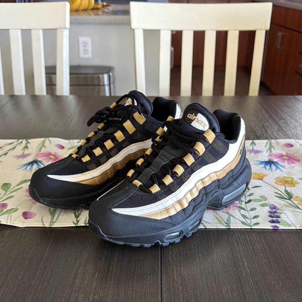Nike Air Max 95 Black and Gold